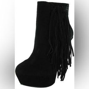 Steve Madden Platform Bootie Suede